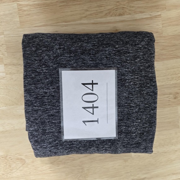 Lululemon‎ Shirt Womens 10 Gray Heather V Neck Long Sleeve Split Hem Yoga Casual - Picture 10 of 11